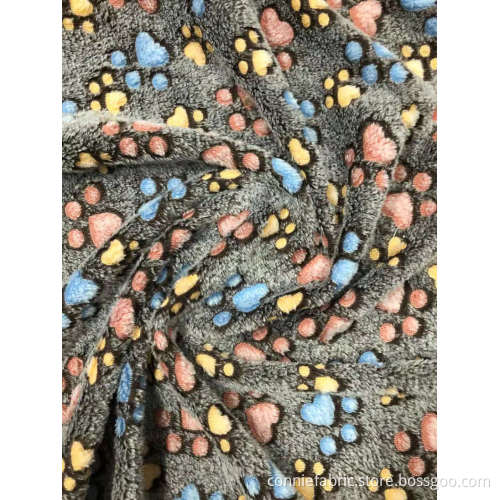 100% Polyester Double Flannel Fleece with Jacquard Fabric